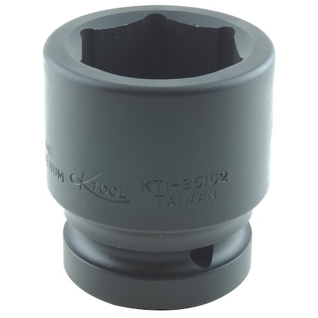 K-Tool International 1" Drive, 1-5/8" Size, SAE Socket, 6 Points, Socket 1" Drive Impact Short 1-5/8 KTI-35152